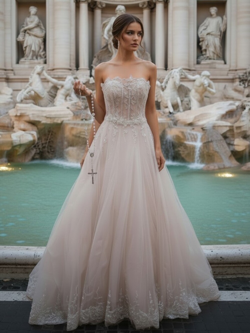 NWOT Paola D'Orofino Bridal Gown - Size 10